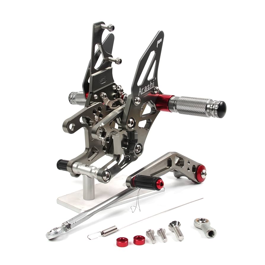 Amazon | Arashi CNC 調整可能 バックステップキット適合車種